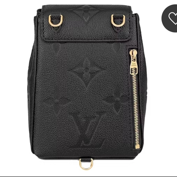 Louis Vuitton Black Leather Backpack - Picture 1 of 7